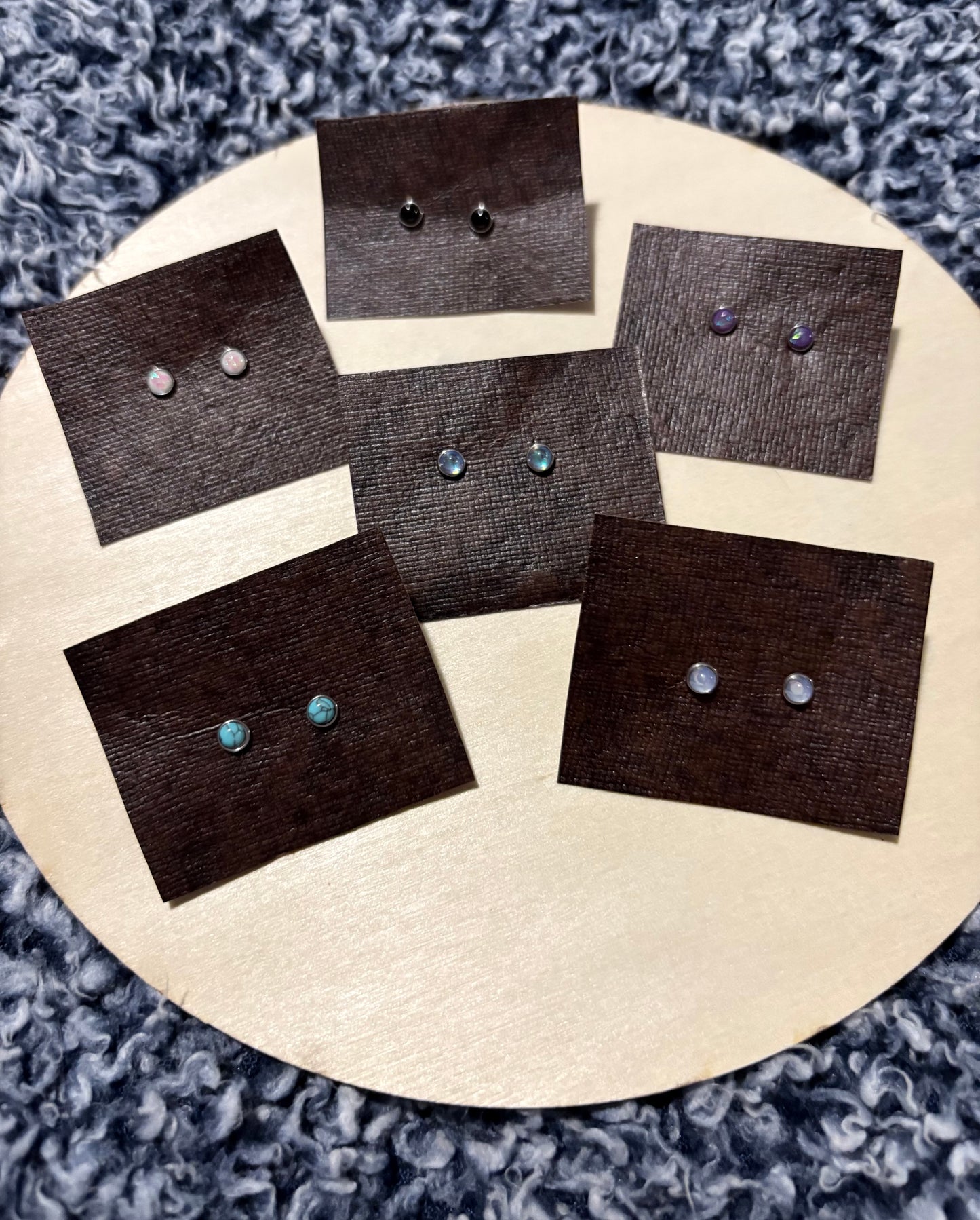 Stud earrings