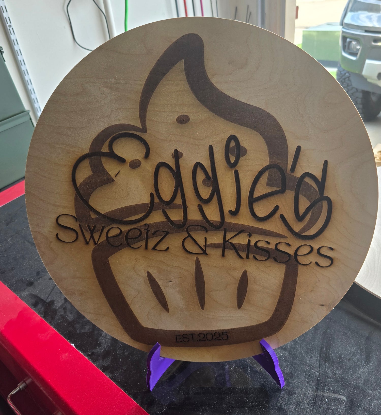 Logo Sign-Laser Engraved