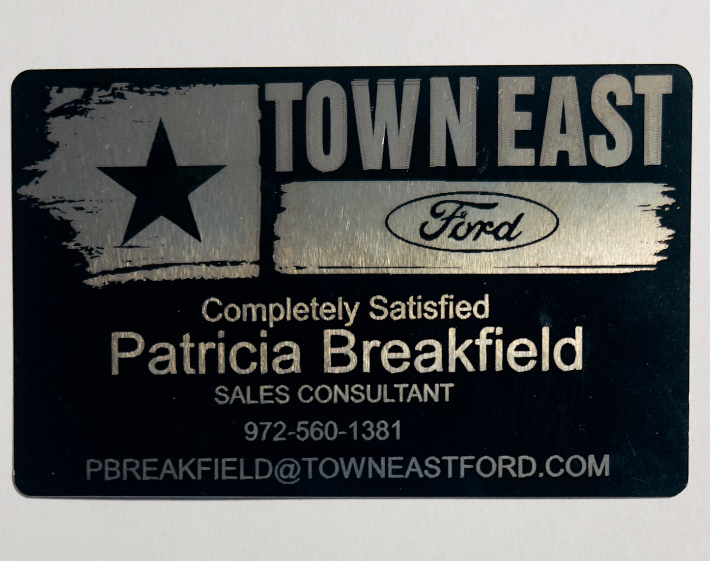 Metal Business cards-Laser Engraved - QR Code | Creative Matrix