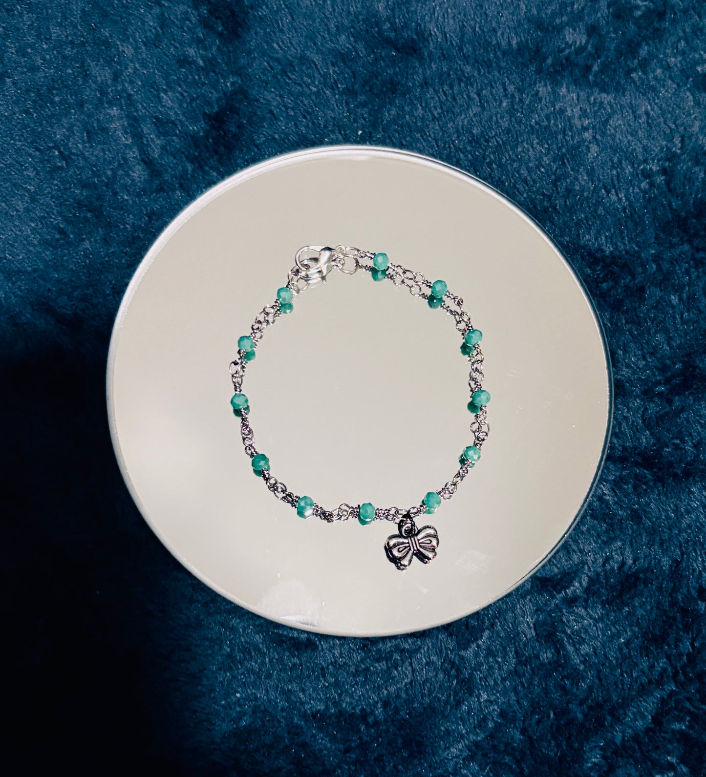 Bracelets-with charm - Silver- Handcrafted