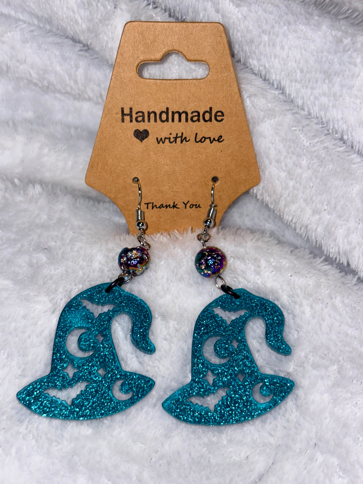 Witch hat earrings