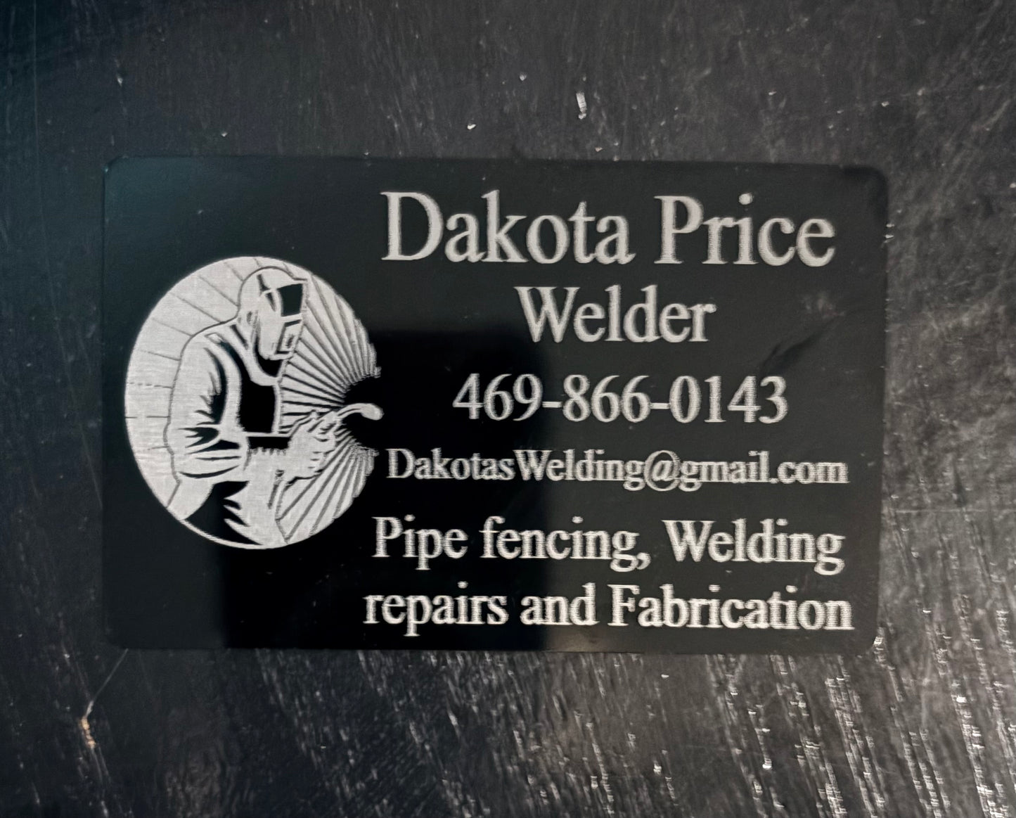 Metal Business cards-Laser Engraved - QR Code | Creative Matrix