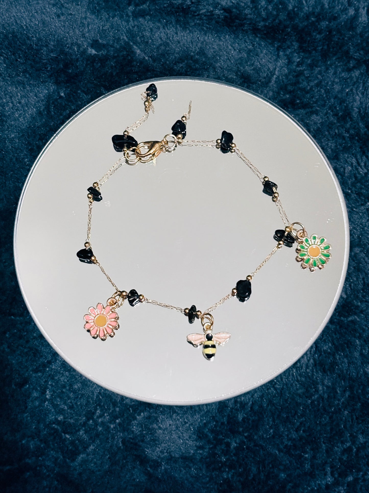 Bracelets-with charm-Gold - Handcrafted