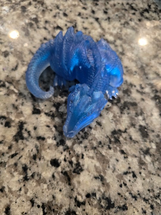 Dragons-Resin figurine Multi-Color