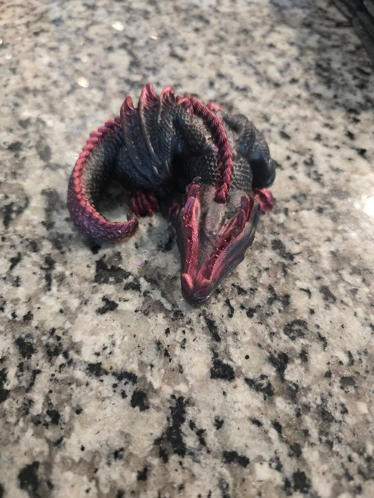 Dragons-Resin figurine Multi-Color