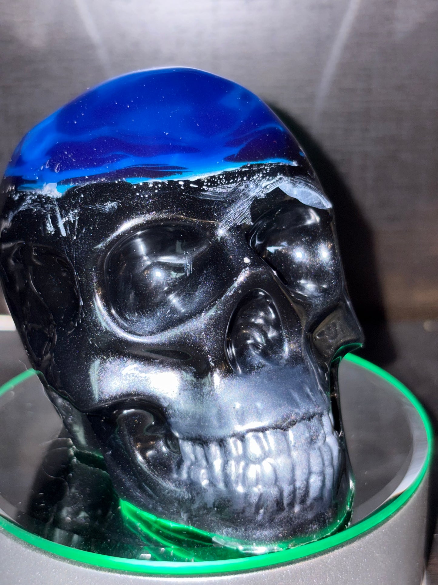 Skull resin art