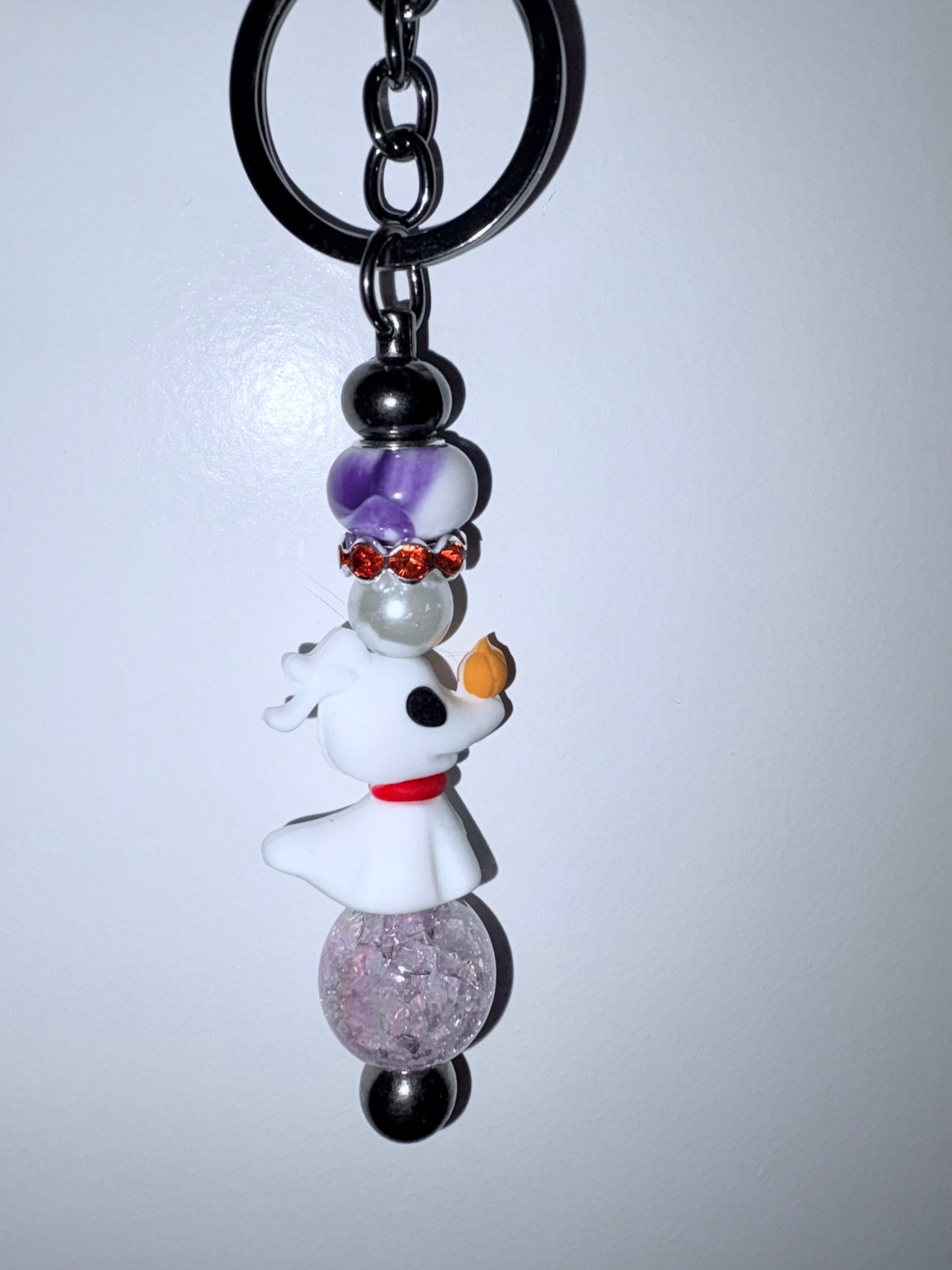 Keychain with Zero focal and quality beads handmade