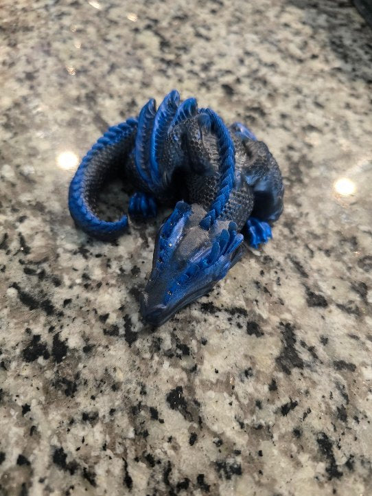 Dragons-Resin figurine Multi-Color